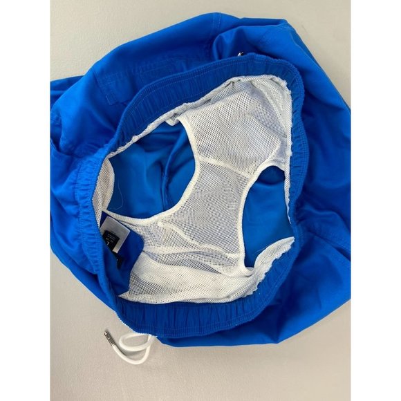 Lands' End men's size large blue 36-38 mesh lined swim trunks 5.5" inseam - Picture 4 of 5
